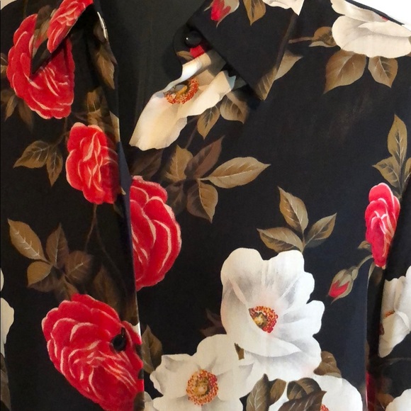 NEW Easy Spirit Floral Blouse Size 1 (8-10) - Picture 2 of 6